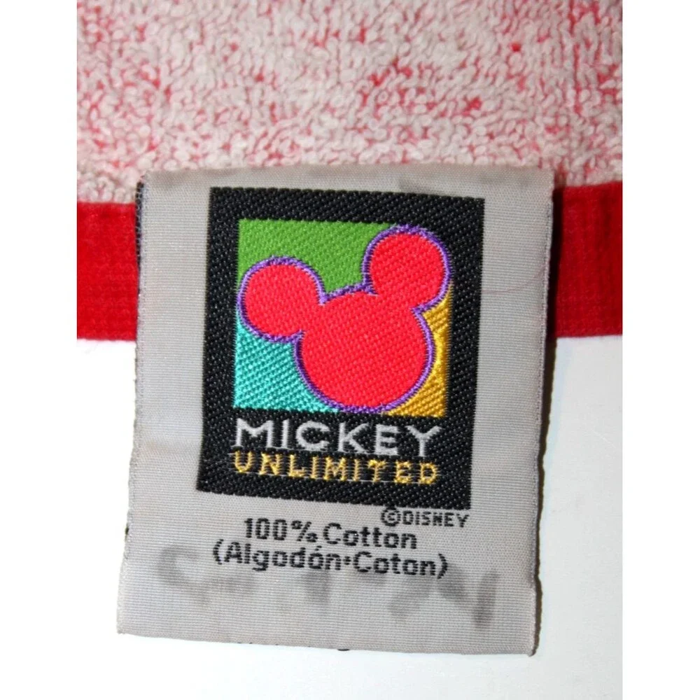 Disney Mickey Mouse Classic Design Beach Pool Towel Super Soft Large Size 30x57